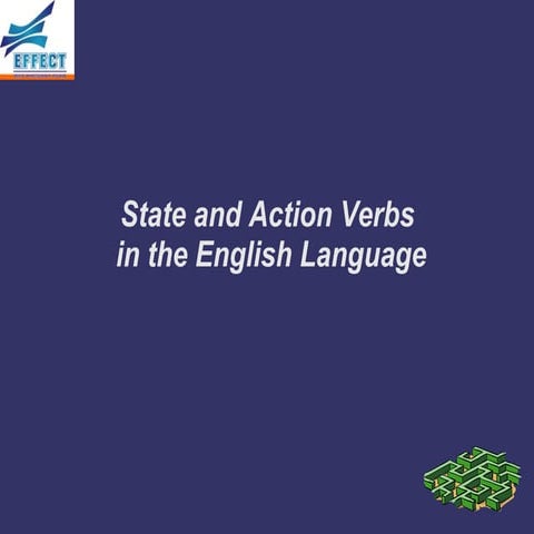 State and action verbs