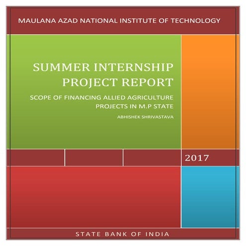 State bank of india Summer internship Report