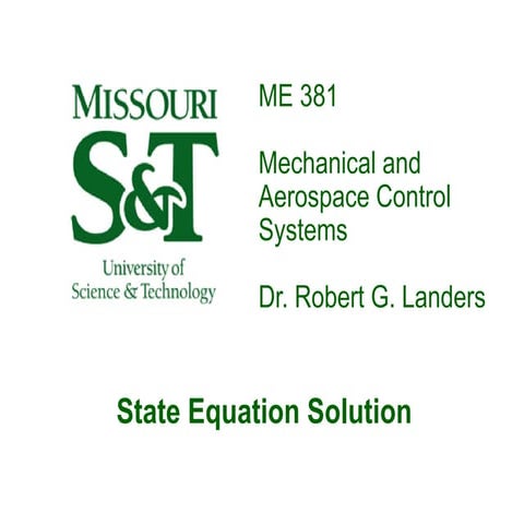 State equationlecture