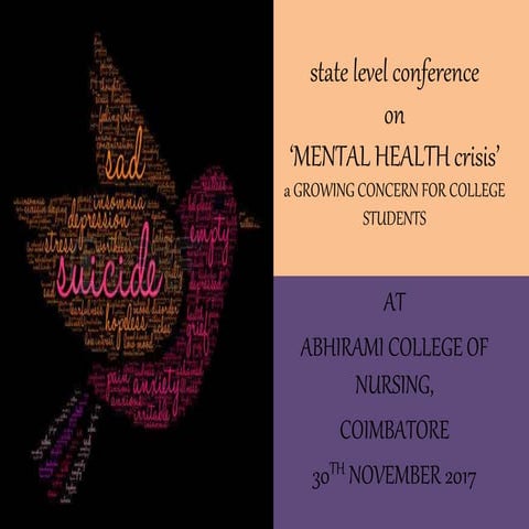 MENTAL HEALTH CRISIS’a GROWING CONCERN FOR COLLEGE STUDENTS