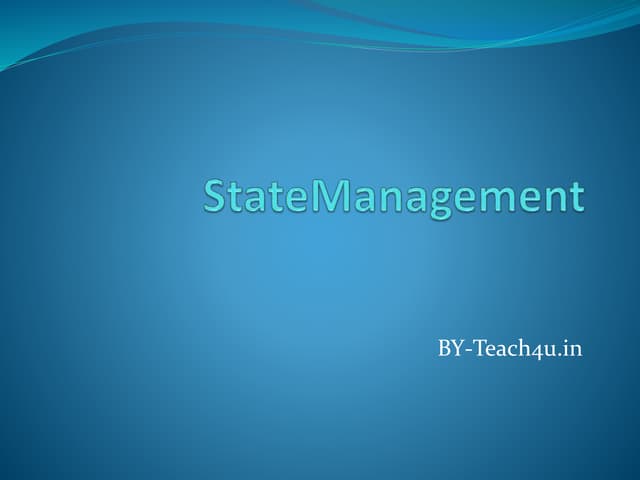 State management
