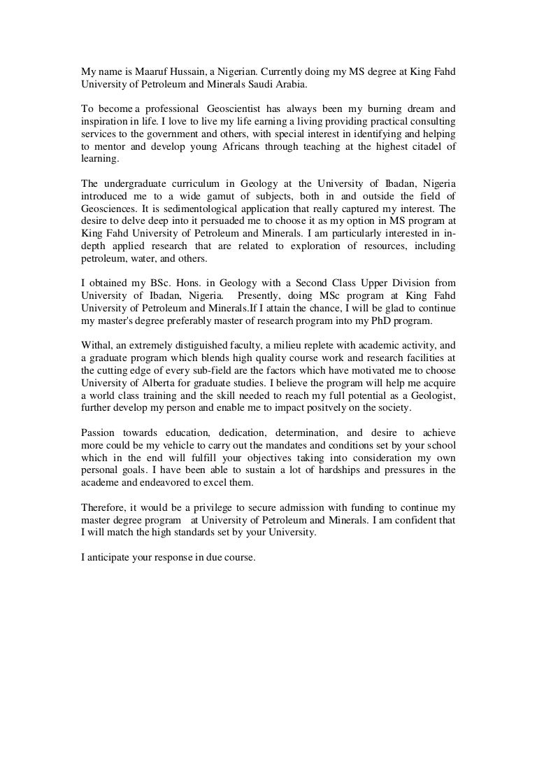 Statement