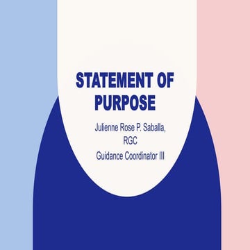 Statement of purpose - LNHS Kumustahan with TVL HE and ICT Learners 2023.pptx