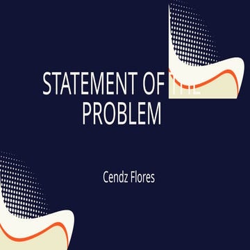HOW TO WRITE THE STATEMENT OF THE PROBLEM.pptx