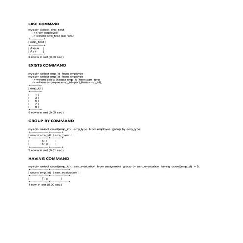 Statements project 2