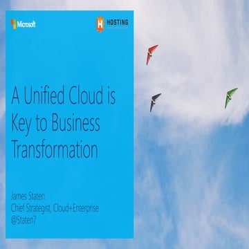 Keynote Speaker James Staten, Microsoft 