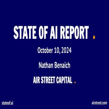 State of Artificial Intelligence Report - 2024 ONLINE.pdf
