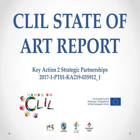 CLIL State of Art Report by Hands On CLIL