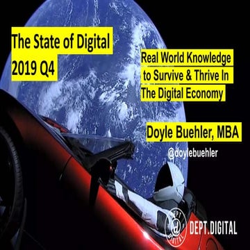 State of Digital Q4 2019 Doyle Buehler digital strategy web event