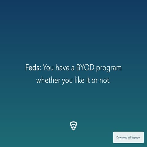 Feds: You have a BYOD program whether you like it or not
