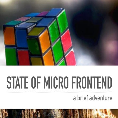 State of Micro Frontend