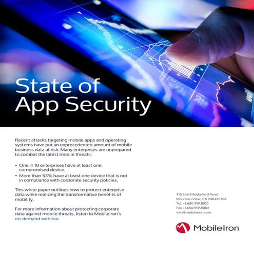 State ofmobilesecurity