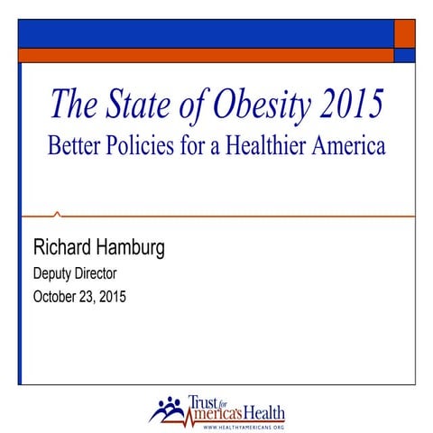 State of Obesity 2015