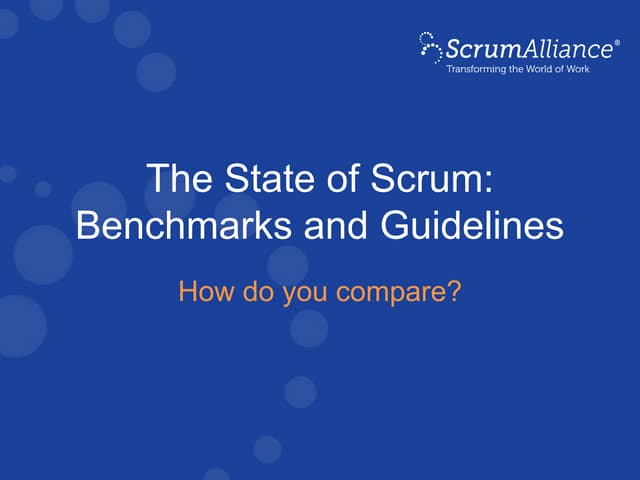 State of Scrum report, 2013