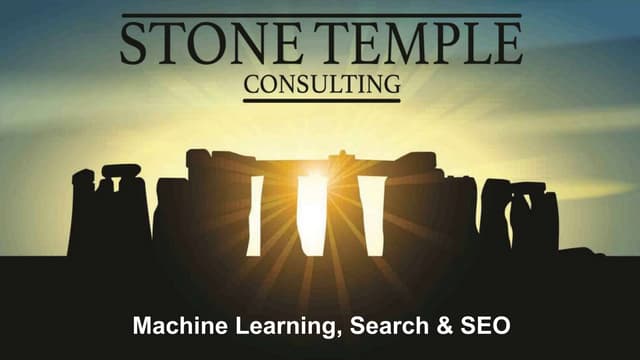 Machine Learning and Search -State of Search 2016 