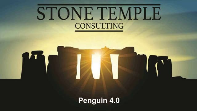 Penguin 4.0 - State of Search 2016 