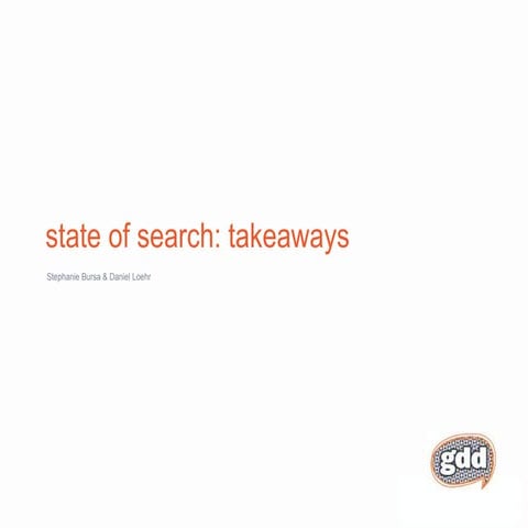 Recap of the State of Search Dallas Conference 2015
