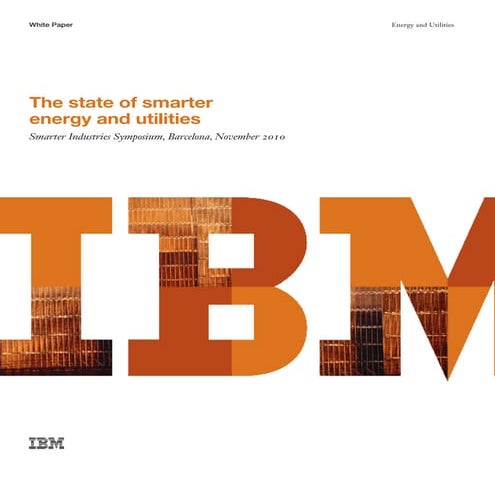 State of smarter utilities