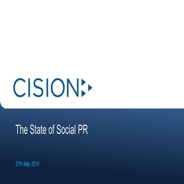 The State of Social PR 