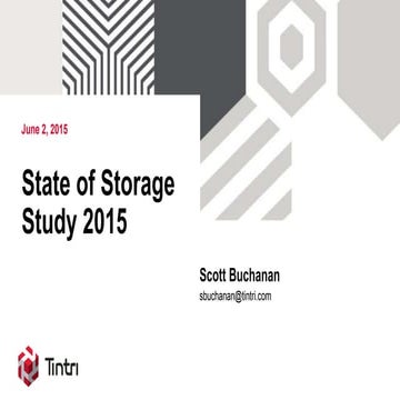State of Storage Study 2015