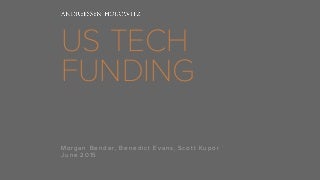 U.S. Technology Funding: What's Going On?