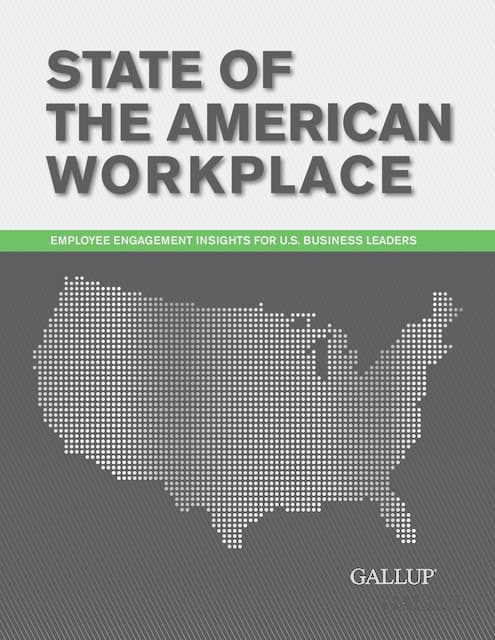 State of the american workplace report 2013 