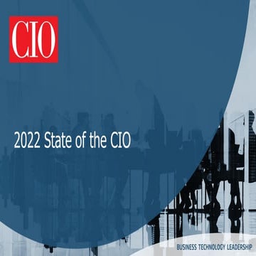 Stateofthe cio 2022 new sample slides