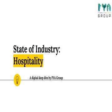 State of the Industry - Hospitality 