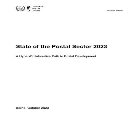 State of the Postal Sector 2023.