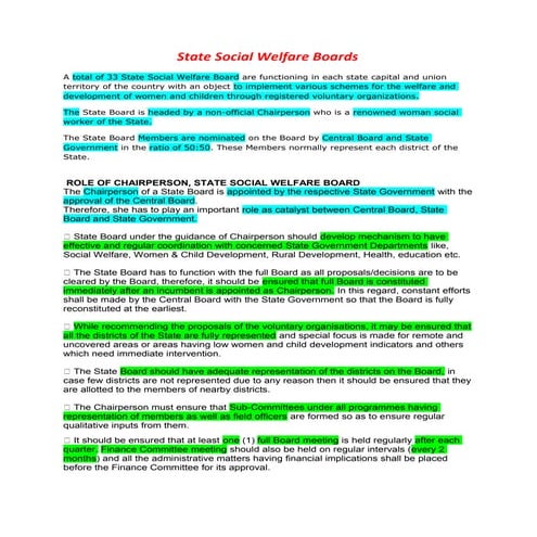 State social welfare boards