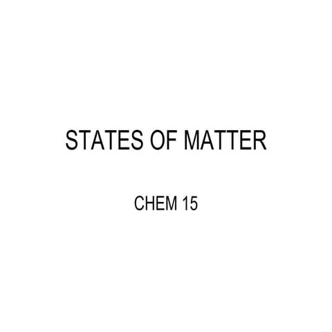 States of matter