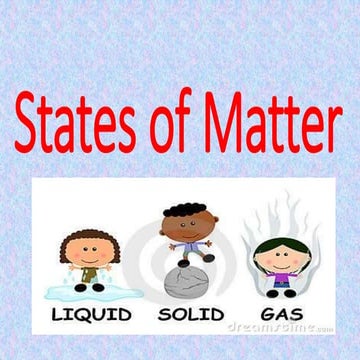 3 States Of Matter Kids