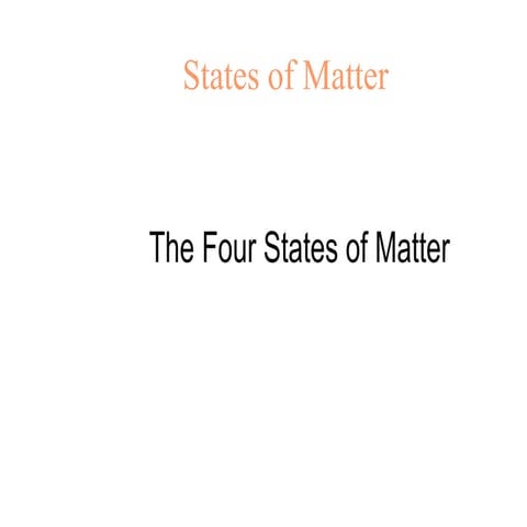States of matter 