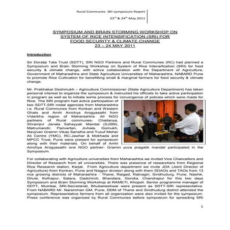 State symposium maharastra 2011