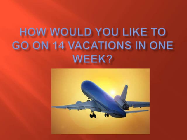 State Vacation Project Launch 2009