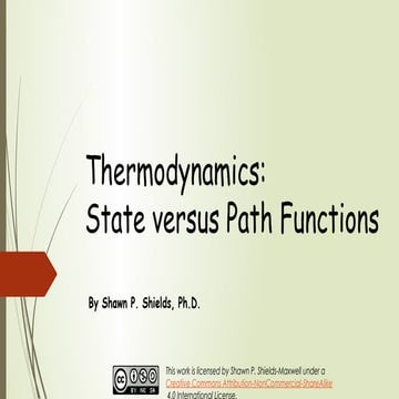 State versus Path Functions | PPT