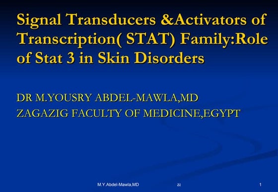 JAK-STAT Signalling Pathway | PPTX