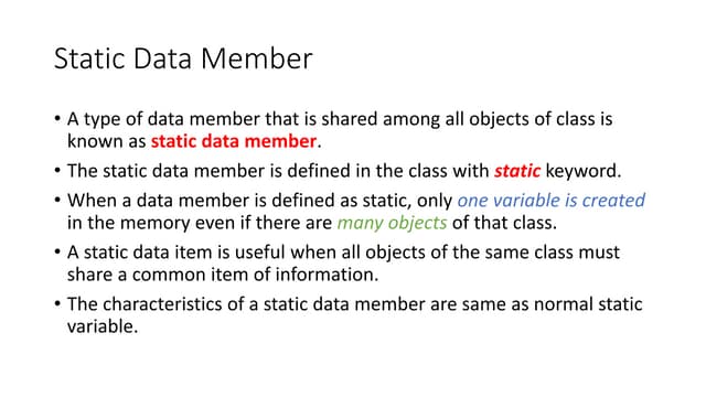 static MEMBER IN OOPS PROGRAMING LANGUAGE.pptx