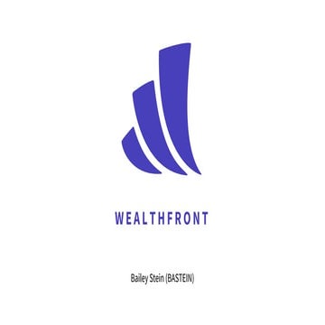 Wealthfront Company Presentation