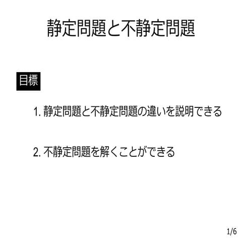 【材料力学】静定問題と不静定問題