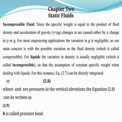 Static Fluids Absolute, Gage, Vacuum, and Atmospheric Pressures.pptx