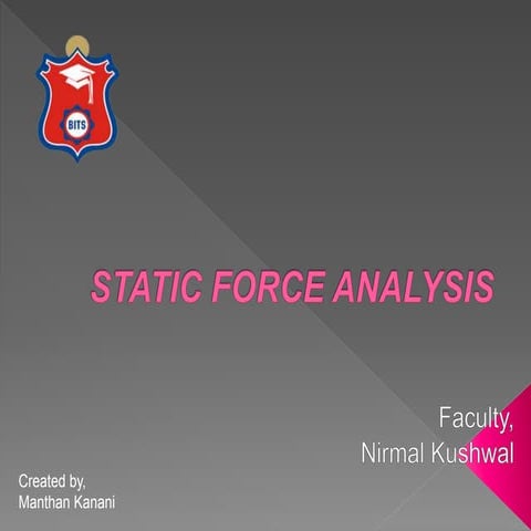 Static Force Analysis