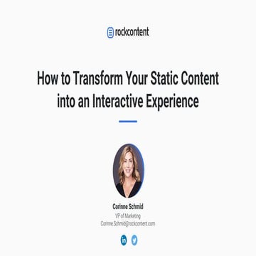 How to Transform Your Static Content into an Interactive Experience