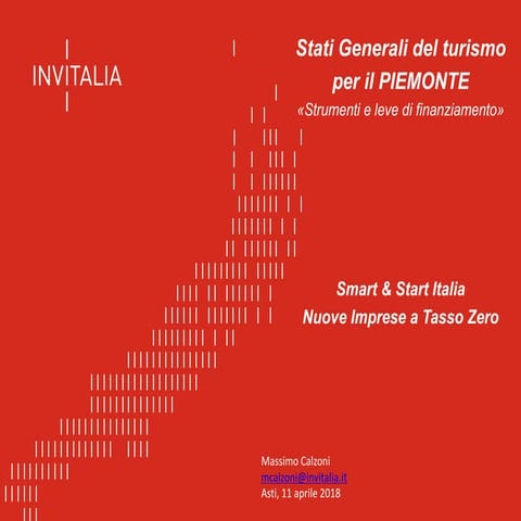 STATI GENERALI del TURISMO PIEMONTE | Smart&Start INVITALIA