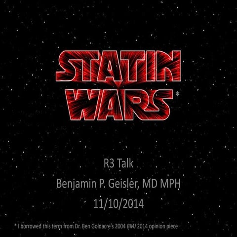 Statin Wars