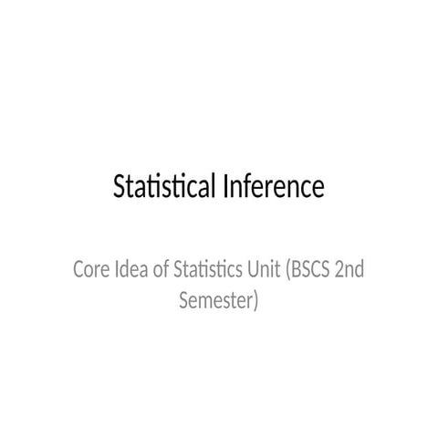 Comprehensive Guide to Statistical Inference: Concepts, Types, and ...