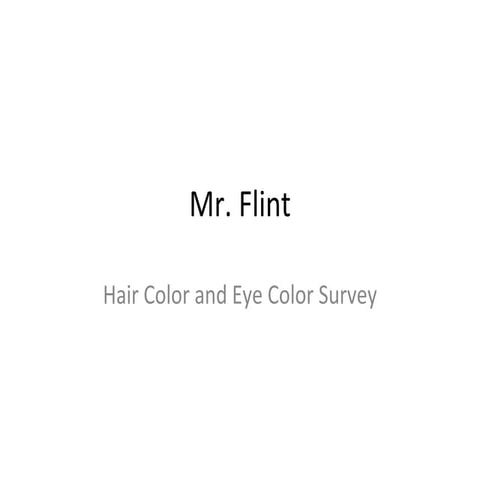 Statistical measures   categorical data presentation