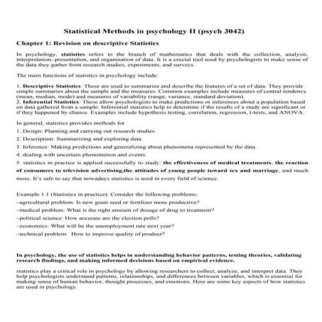 3rd sem BSc Psychology- Psychological measurement & testing module 1 | PDF