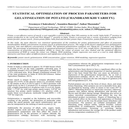 Potato Processing | PDF