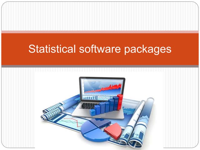 Statistical software packages
